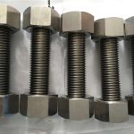 નલ ફાસ્ટનર સાથે નિકલ એલોય 400 en2.4360 સંપૂર્ણ થ્રેડ સળિયા