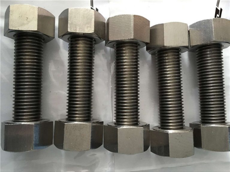 નલ ફાસ્ટનર સાથે નિકલ એલોય 400 en2.4360 સંપૂર્ણ થ્રેડ સળિયા