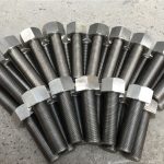 254smo uns s31254 en1.4547 બોલ્ટ્સ અને બદામ 1-1 / 2 ”-8unx180mm થ્રેડ સળિયા