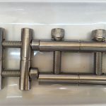 અનીસી 316ti / en 1.4571, 317l / en 1.4438 સ્ટેઈનલેસ સ્ટીલ ભાગો-કનેક્ટિંગ લાકડી શ્રેણી